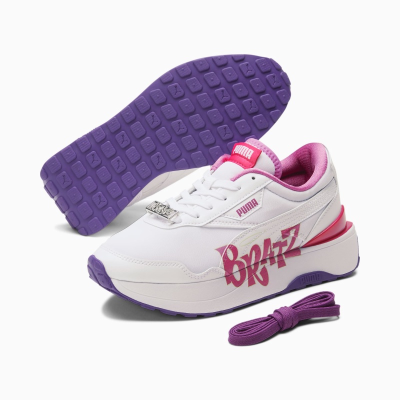 Tenis Puma Puma X Bratz Cruise Rider Jr Blancos | 67805IJSB