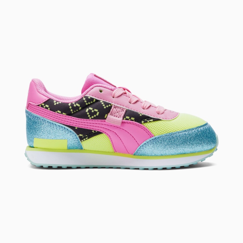 Tenis Puma Puma X L.O.L. Surprisefuture Rider Vrqt Little Azules Rosas | 92567DXUW