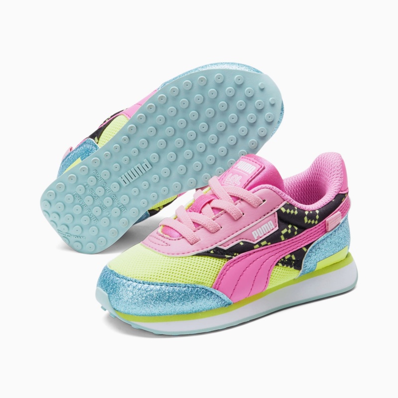 Tenis Puma Puma X L.O.L. Surprisefuture Rider Vrqt Toddler Azules Rosas | 12897GOHV