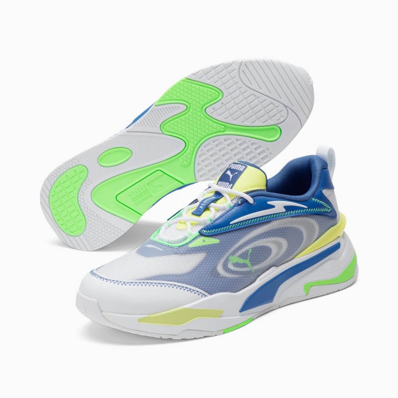 Tenis Puma RS-FAST Paradise Blancos Verdes Amarillos | 29781LWQM