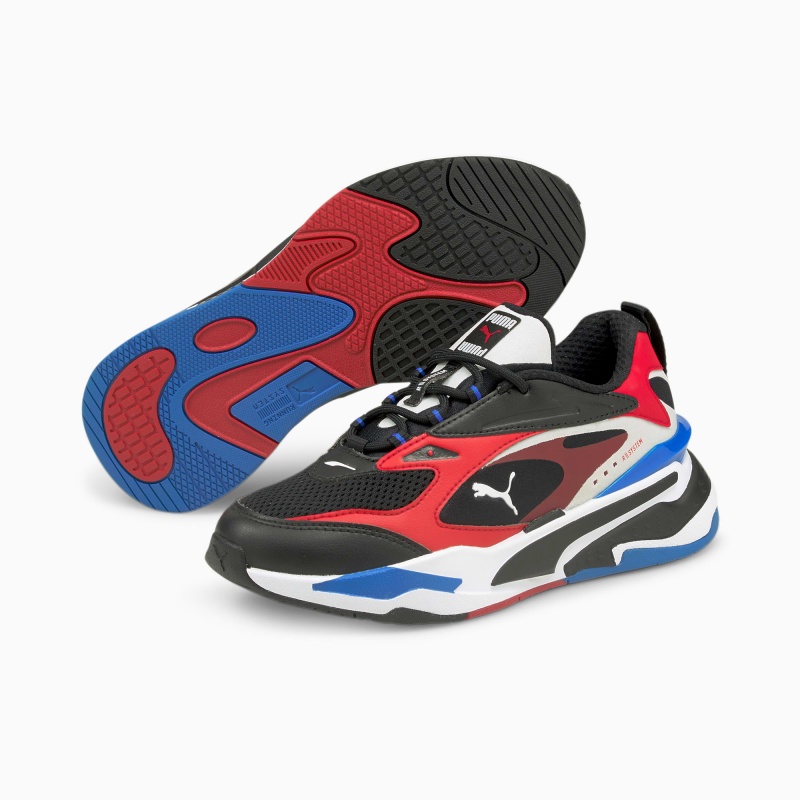 Tenis Puma RS-Fast JR Negros Rojos Azules | 09431WCKM