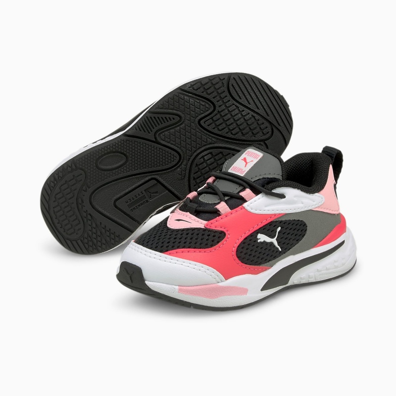 Tenis Puma RS-Fast Toddler Negros Rosas | 63754NVLT