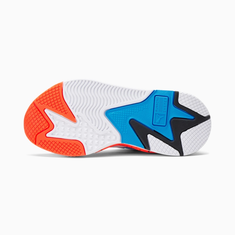 Tenis Puma RS-X Airbrush JR Blancos Rojos Azules | 70481LZAJ