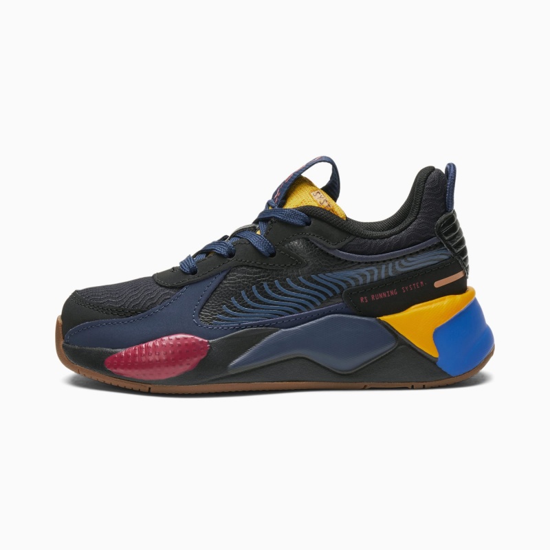 Tenis Puma RS-X Global Futurism Little Negros | 65437SLDF