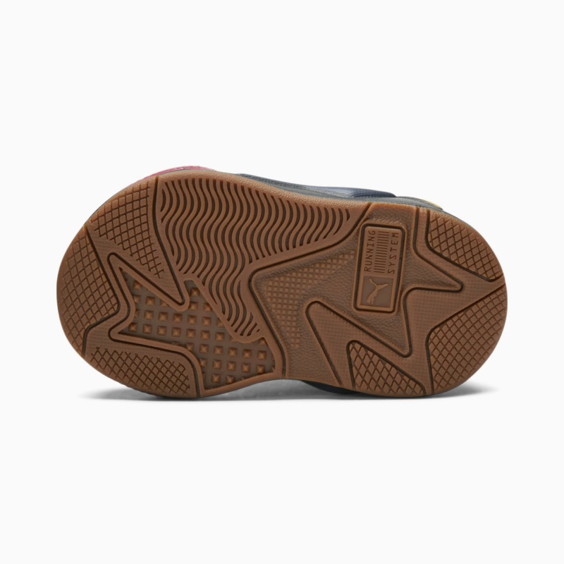 Tenis Puma RS-X Global Futurism Toddler Negros | 61547QGJE