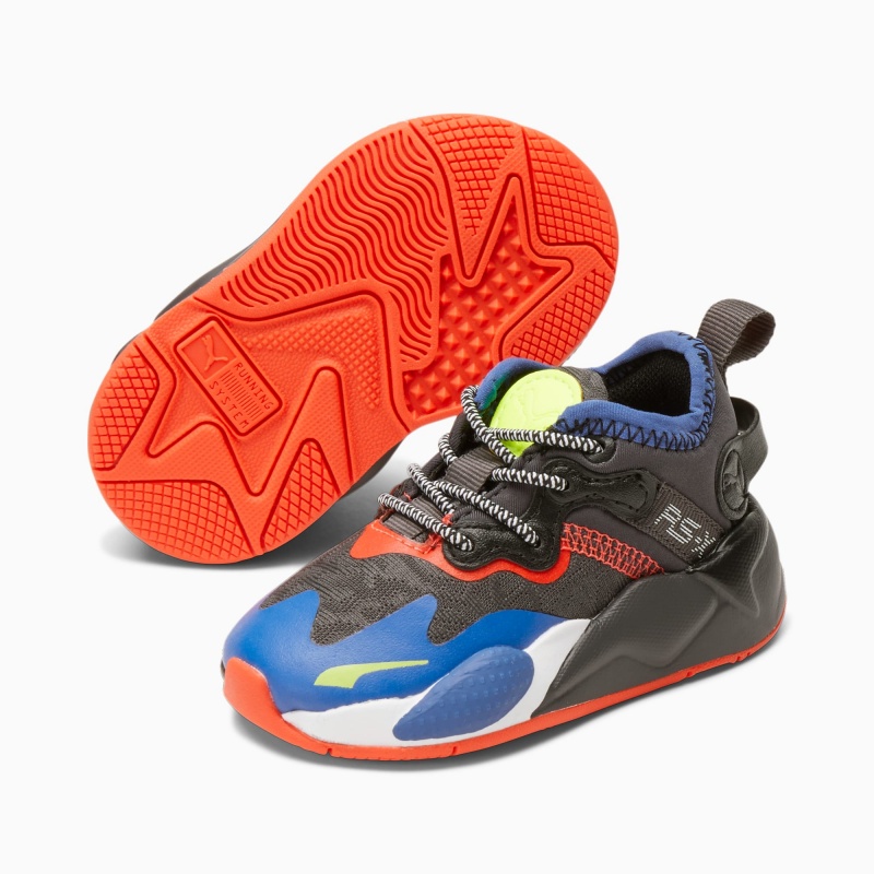 Tenis Puma RS-X T3CH Toddler Rojos Negros | 90156LWKE