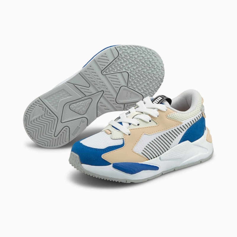 Tenis Puma RS-Z College Little Azul Rey Blancos | 63524FEJL