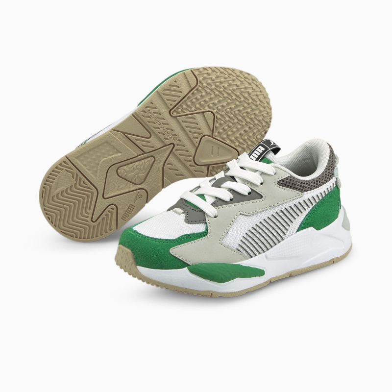 Tenis Puma RS-Z College Little Verdes Blancos | 36945JMUA