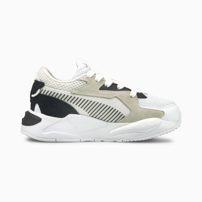 Tenis Puma RS-Z Little Blancos Negros | 12684NBUR