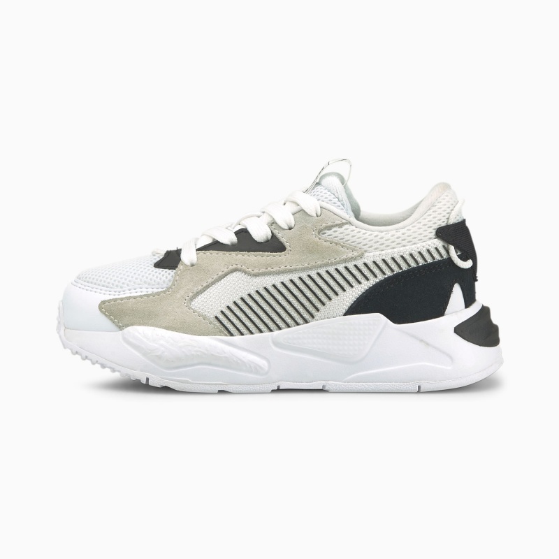 Tenis Puma RS-Z Little Blancos Negros | 12684NBUR