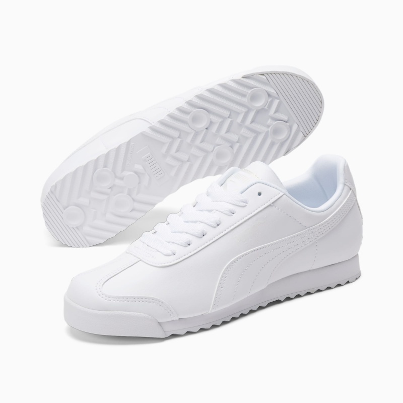 Tenis Puma Roma Basic Blancos Azules | 68534XENO