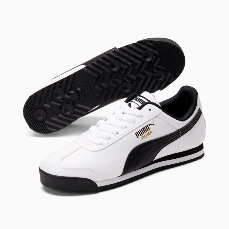Tenis Puma Roma Basic Blancos Negros | 27498MXHP