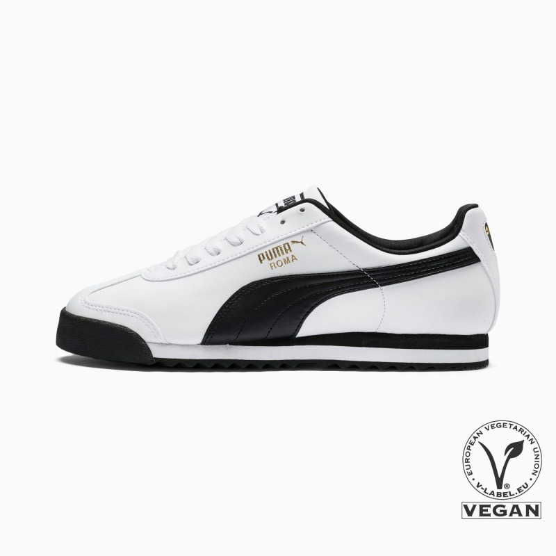 Tenis Puma Roma Basic Blancos Negros | 27498MXHP