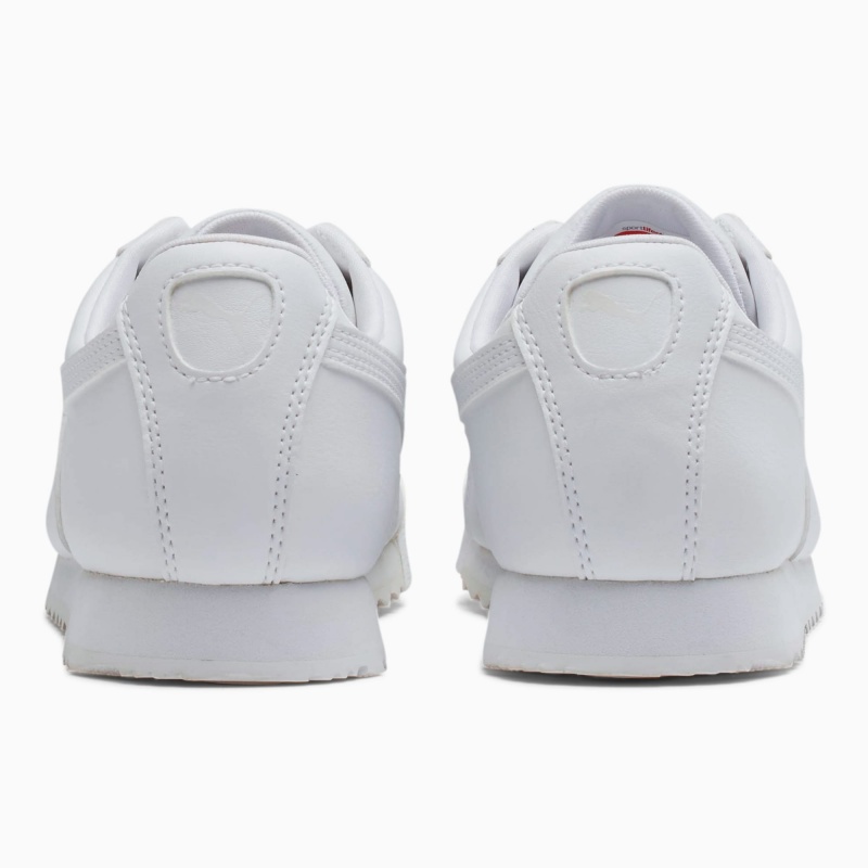 Tenis Puma Roma Basic JR Blancos Azules | 43598HYCA