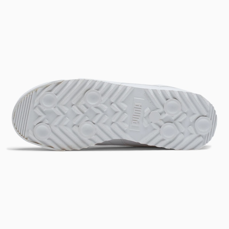Tenis Puma Roma Basic JR Blancos Azules | 43598HYCA