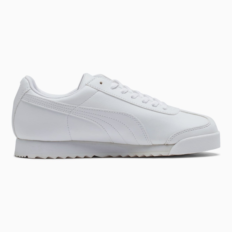 Tenis Puma Roma Basic JR Blancos Azules | 43598HYCA