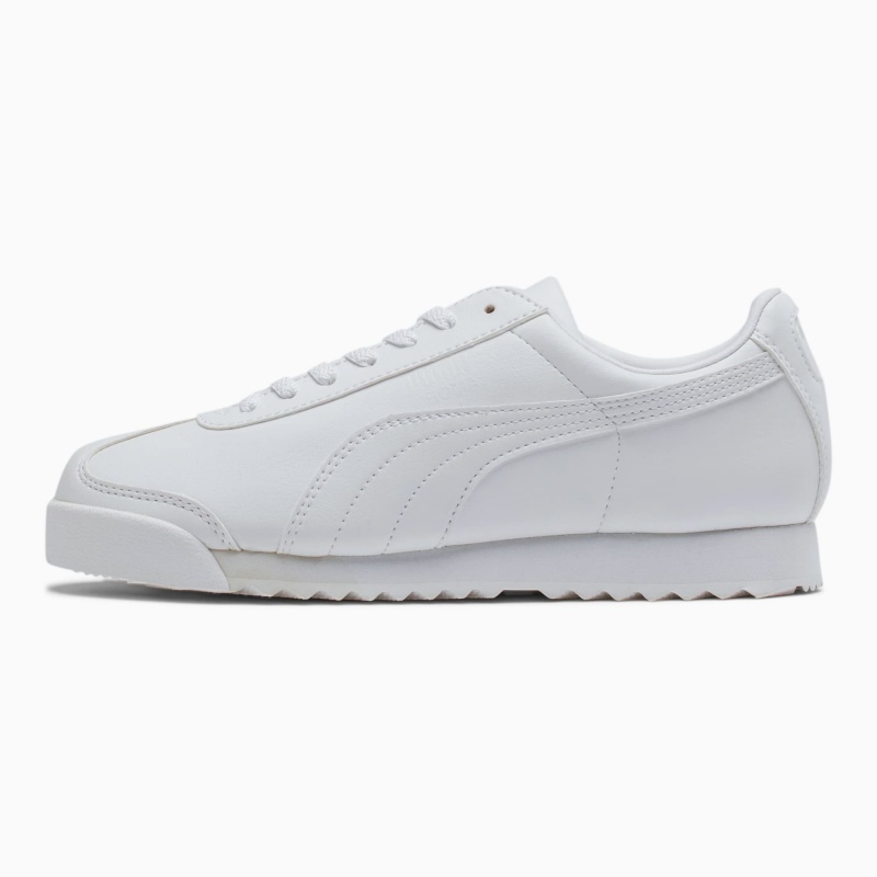 Tenis Puma Roma Basic JR Blancos Azules | 43598HYCA