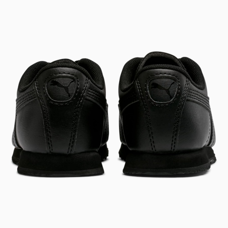 Tenis Puma Roma Basic Little Negros Negros | 50386QECZ