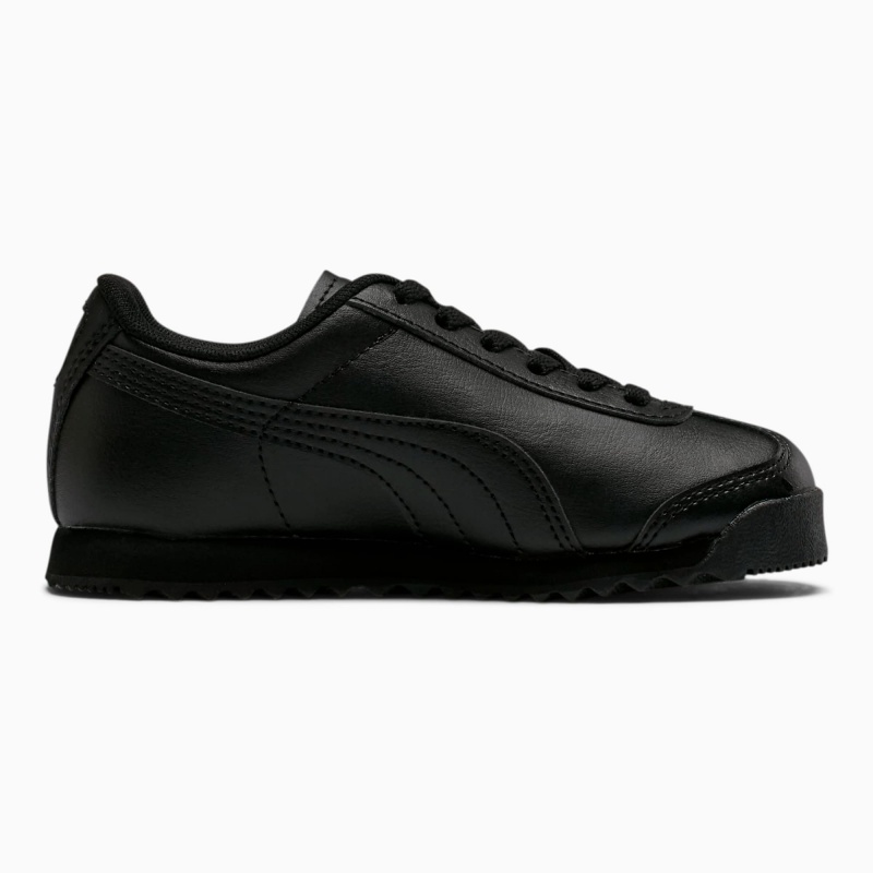 Tenis Puma Roma Basic Little Negros Negros | 50386QECZ