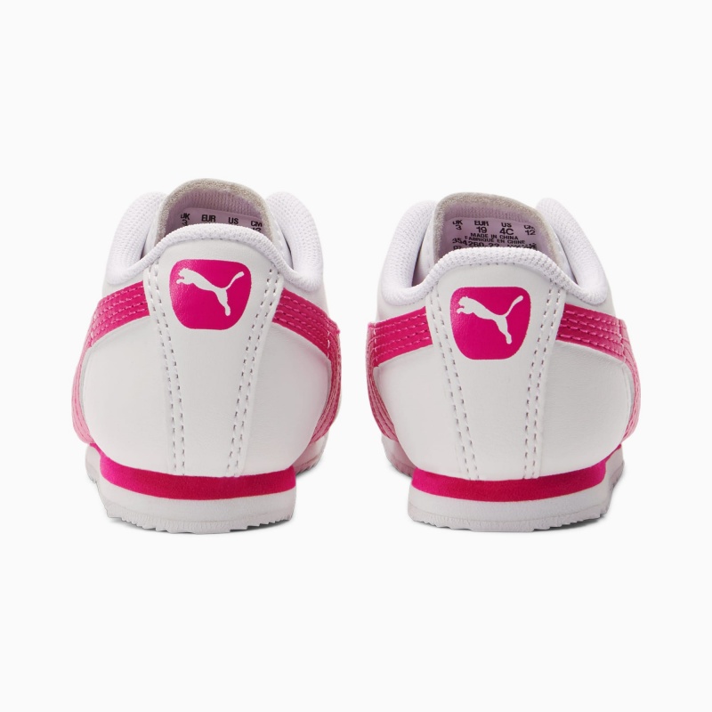 Tenis Puma Roma Basic Toddler Blancos Fucsia Morados | 94830JCLW
