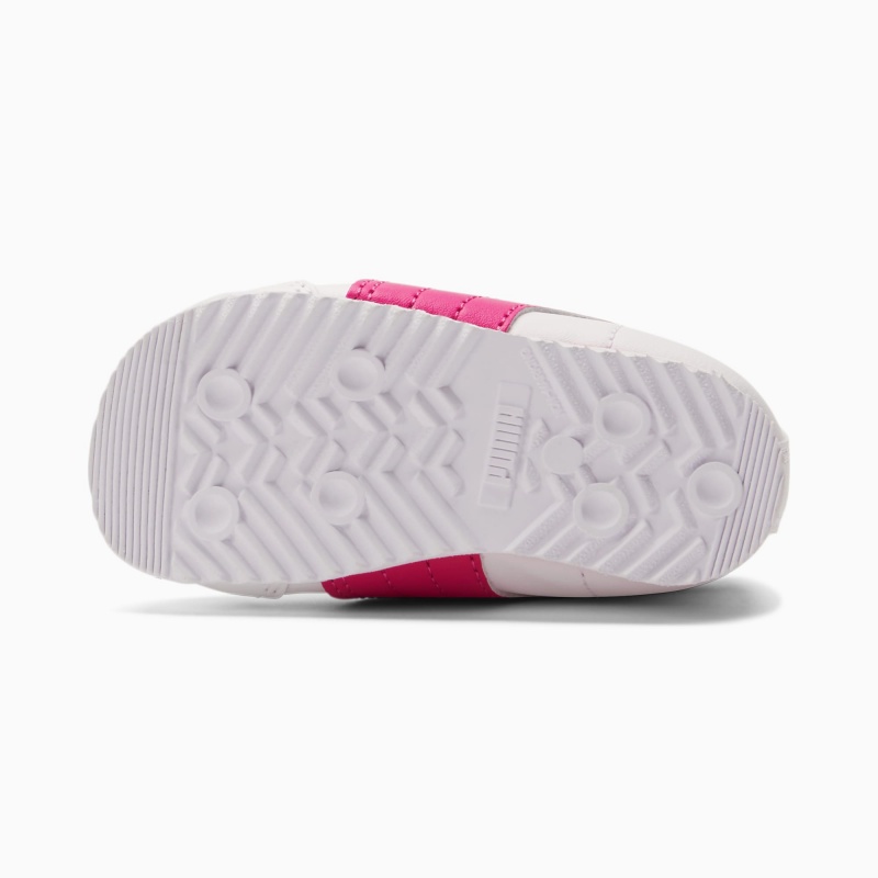 Tenis Puma Roma Basic Toddler Blancos Fucsia Morados | 94830JCLW