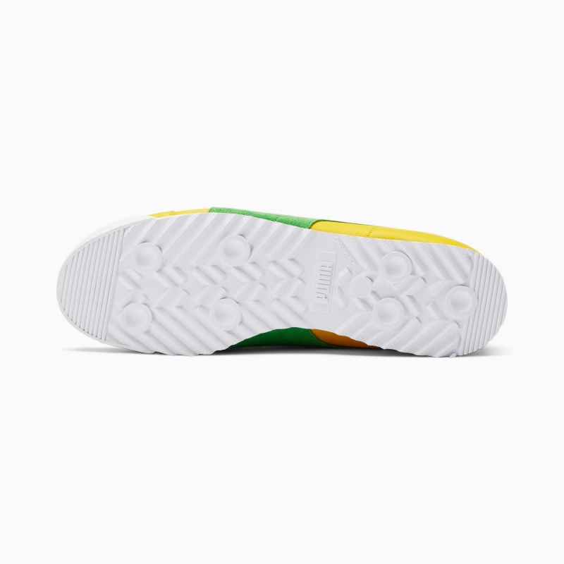 Tenis Puma Roma Brazil Verdes Azul Rey | 48192FSQM