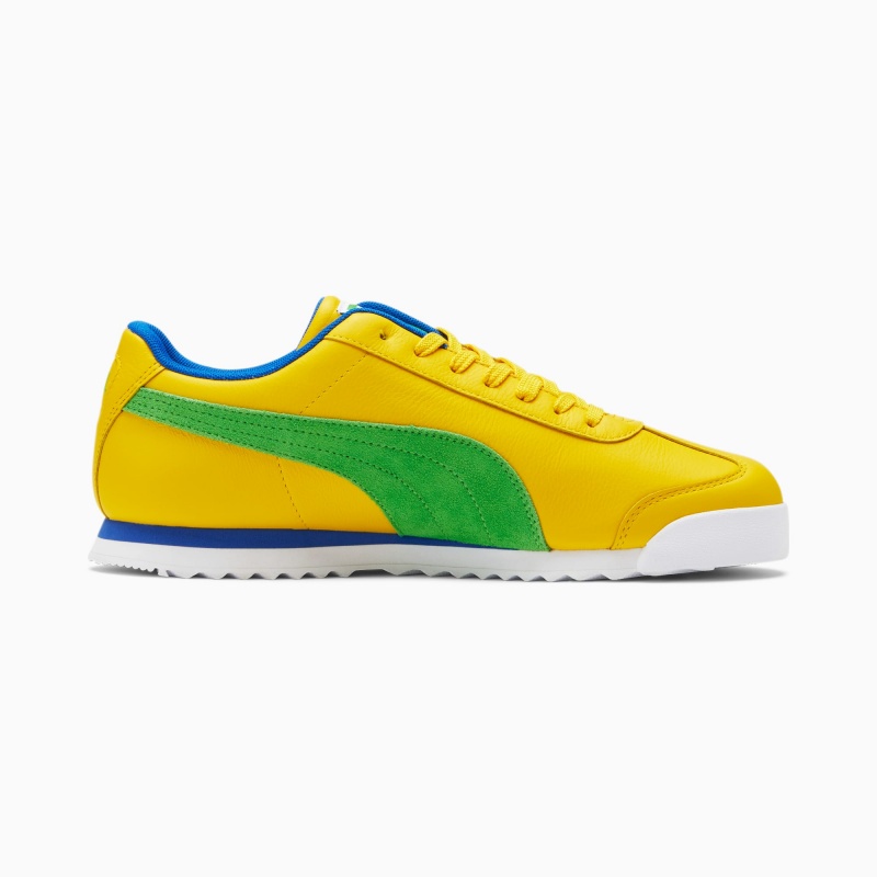 Tenis Puma Roma Brazil Verdes Azul Rey | 48192FSQM