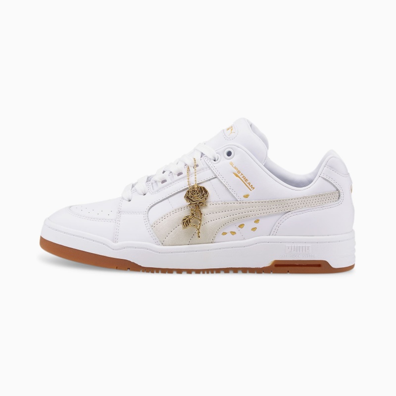 Tenis Puma Slipstream Lo Beauty Blancos | 07256REZG