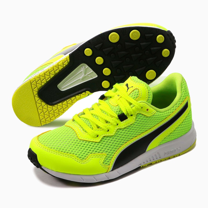 Tenis Puma Speed Monster JR Amarillos Negros | 21907SMWB