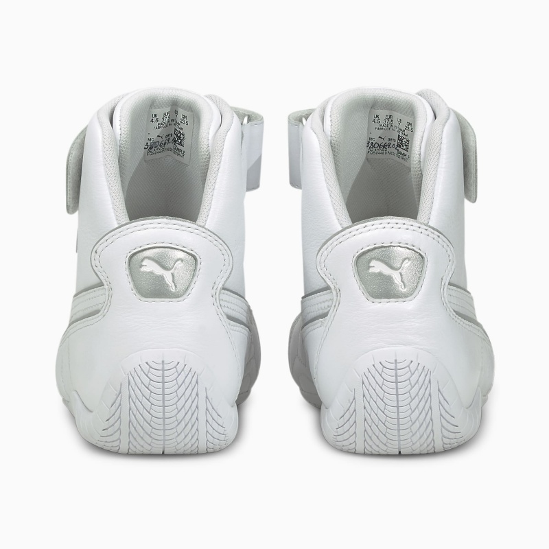 Tenis Puma Speedcat Mid LS Metallic Blancos Plateados | 89503LKEF