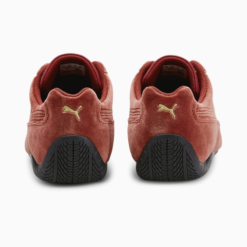 Tenis Puma Speedcat Velvet Rojos Dorados | 65328YWTG