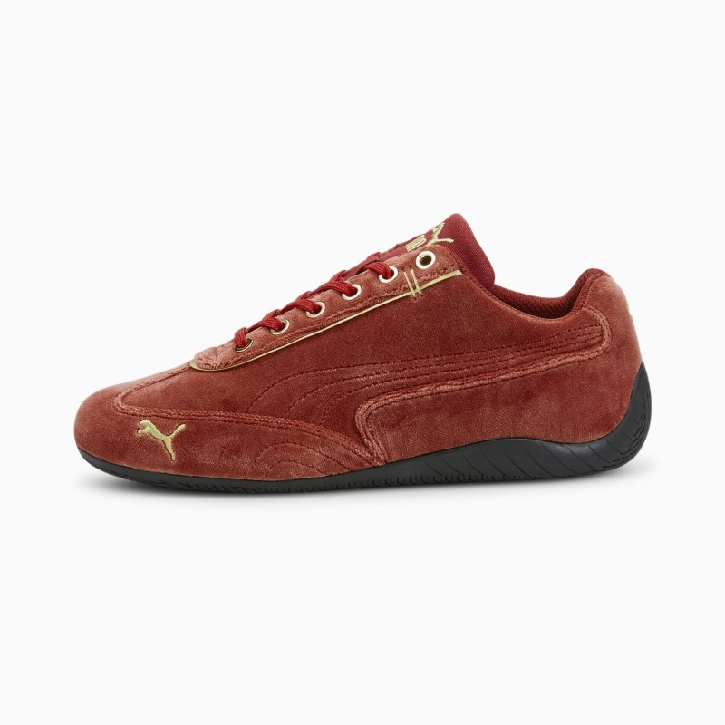 Tenis Puma Speedcat Velvet Rojos Dorados | 65328YWTG