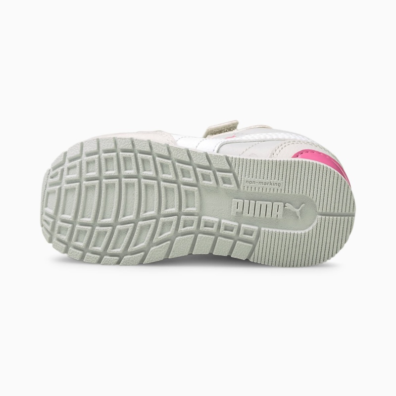 Tenis Puma St Runner V2 V Toddler Blancos Rosas | 43970OCMZ