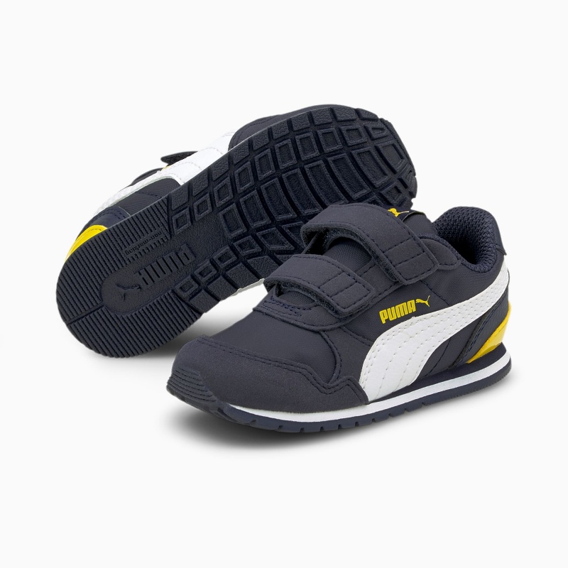 Tenis Puma St Runner V2 V Toddler Blancos | 94687SEPJ