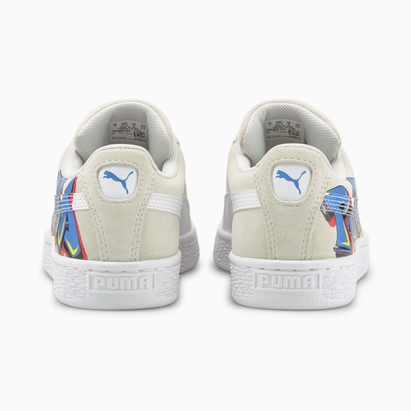 Tenis Puma Suede Calle Art Youth JR Azules | 90782PSIF