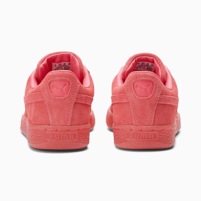Tenis Puma Suede Classic Mono Iced JR Coral | 49675RTGQ