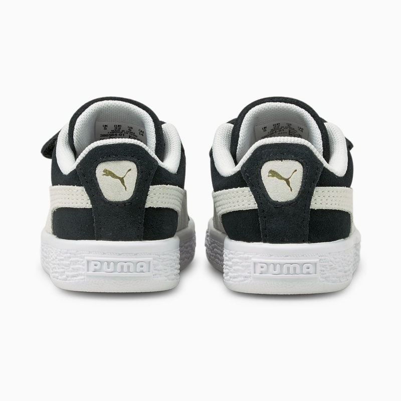 Tenis Puma Suede Classic XXI AC Toddler Negros Blancos | 48756ZELK