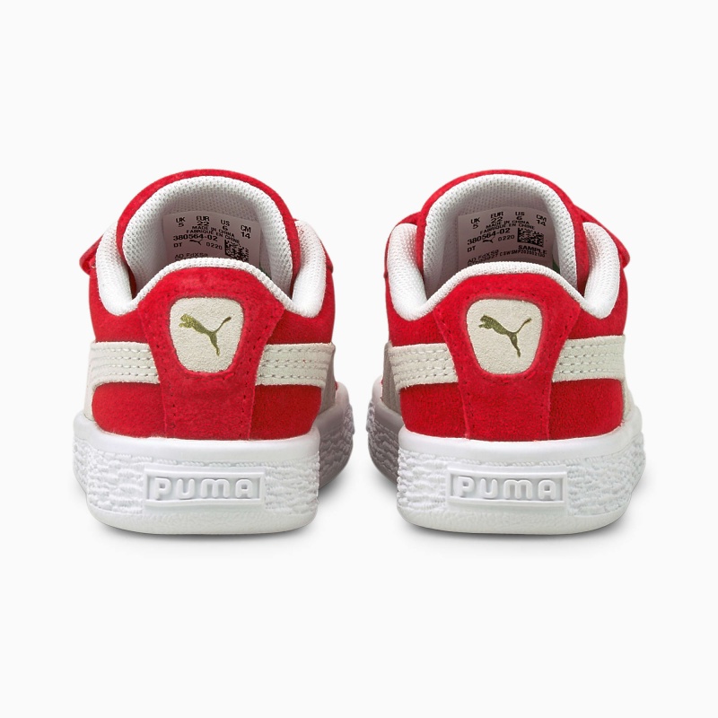 Tenis Puma Suede Classic XXI AC Toddler Rojos Blancos | 63184WSPJ