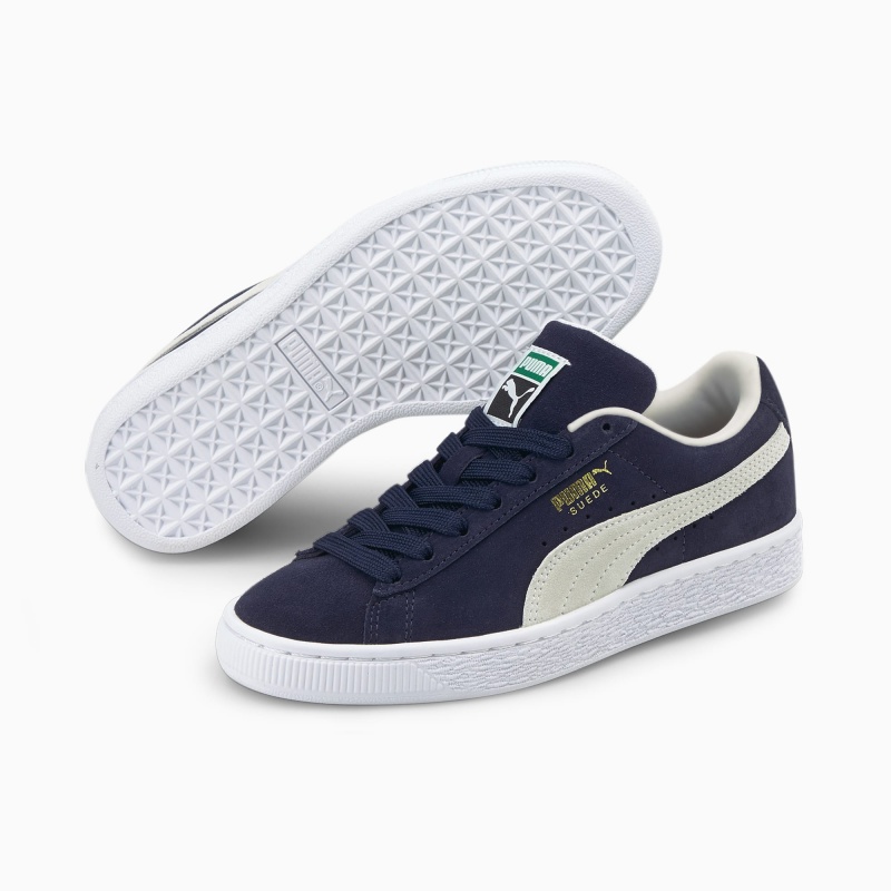 Tenis Puma Suede Classic XXI JR Blancos | 32816VXTK