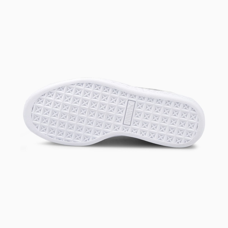 Tenis Puma Suede Classic XXI JR Negros Blancos | 23947YQBD