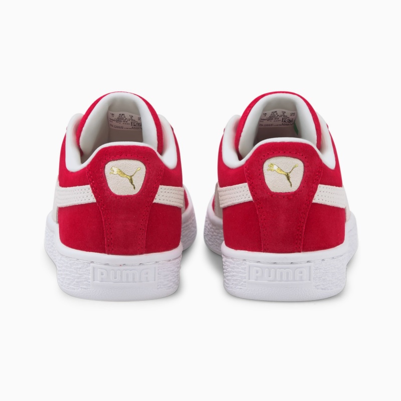 Tenis Puma Suede Classic XXI JR Rojos Blancos | 20469GEPR