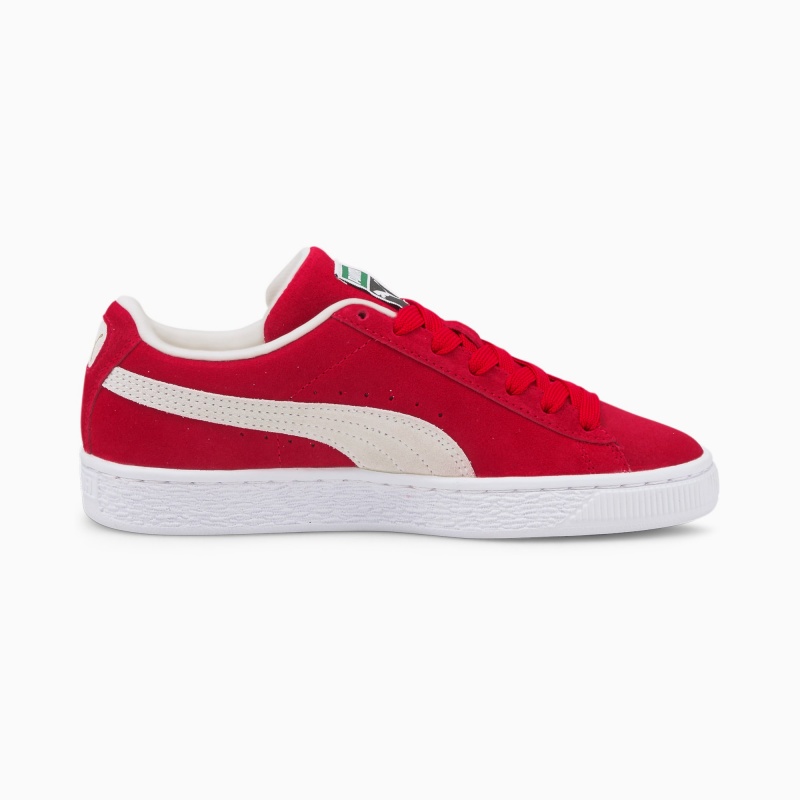 Tenis Puma Suede Classic XXI JR Rojos Blancos | 20469GEPR