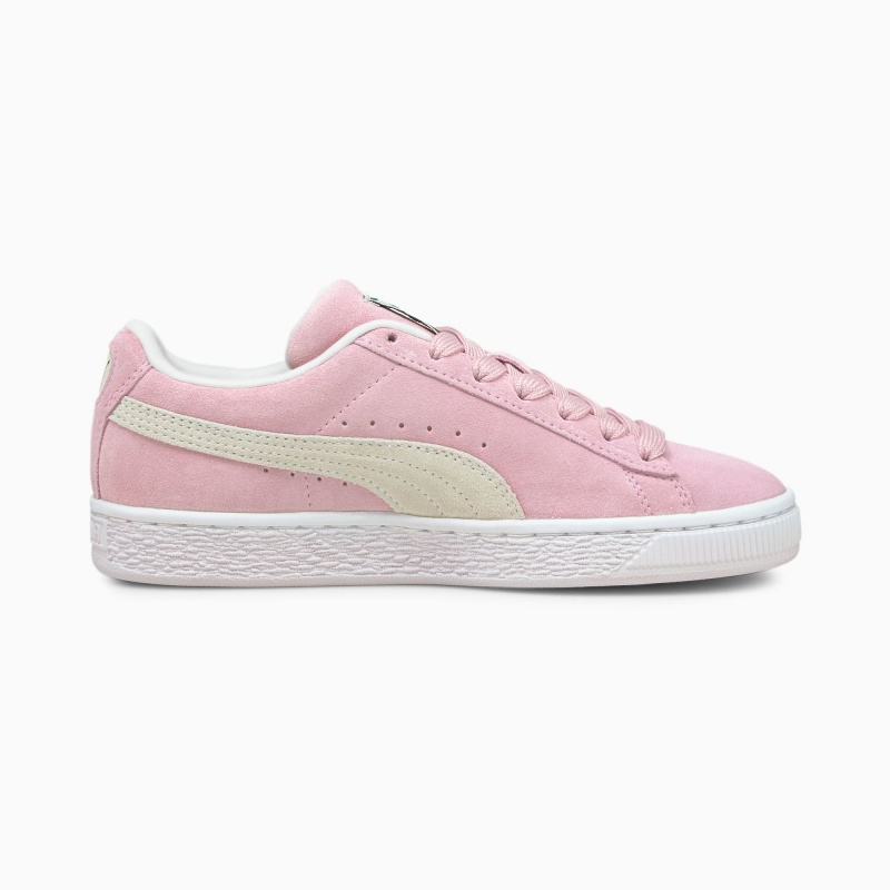 Tenis Puma Suede Classic XXI JR Rosas Blancos | 54296YORL