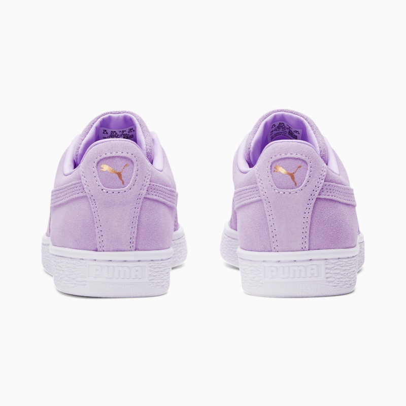 Tenis Puma Suede Classic XXI Lavanda Claro Dorados | 21708WHFL