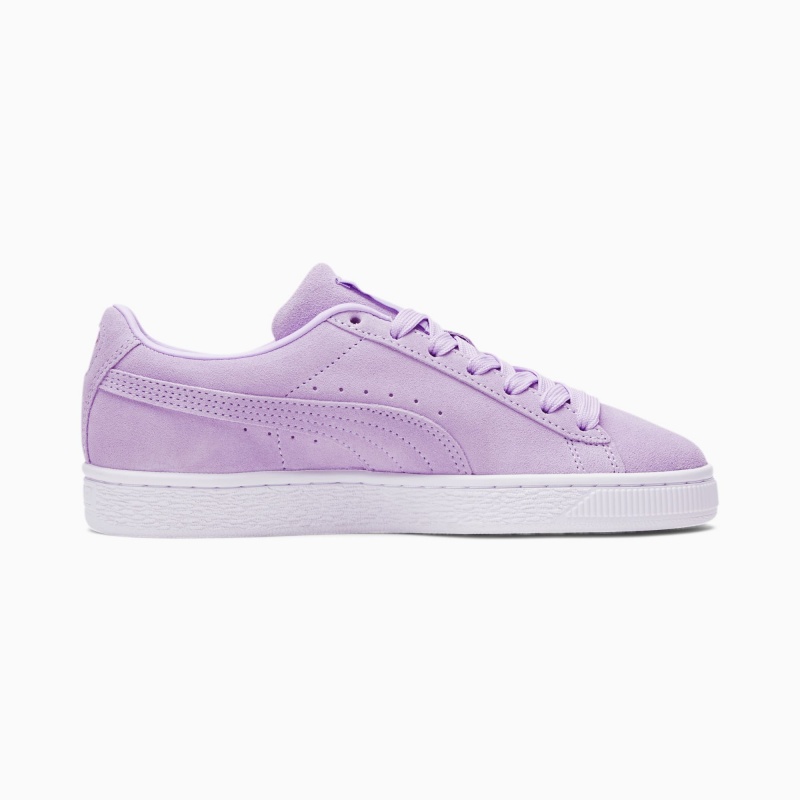 Tenis Puma Suede Classic XXI Lavanda Claro Dorados | 21708WHFL
