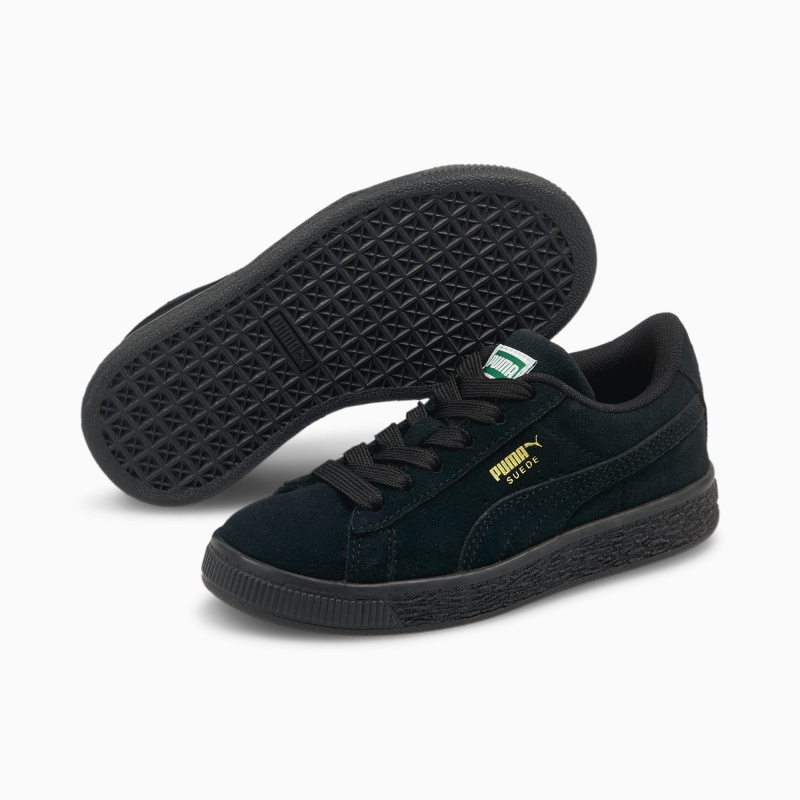 Tenis Puma Suede Classic XXI Little Negros Negros | 86527JGBP