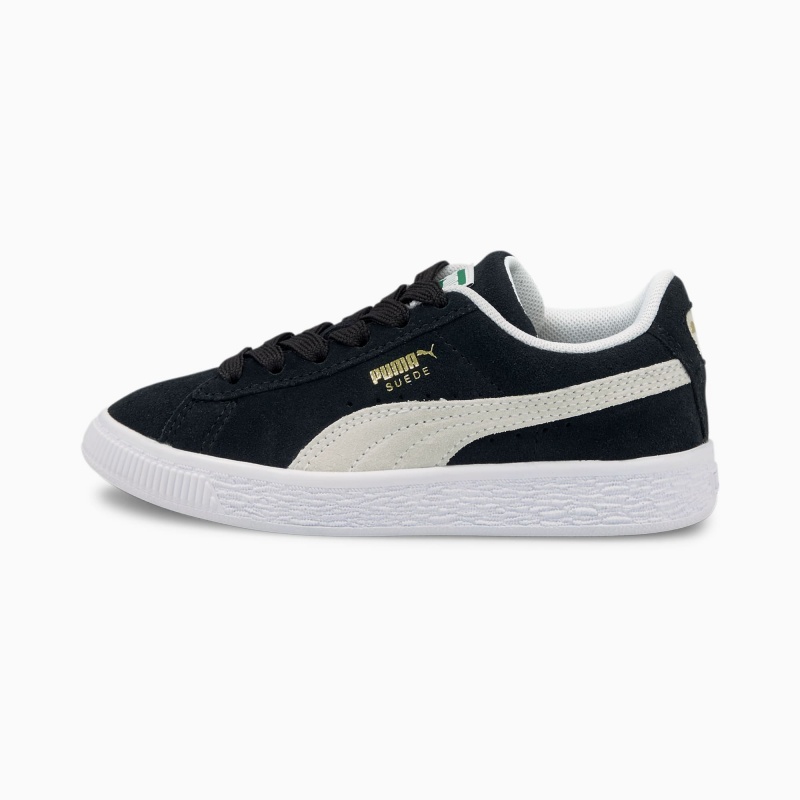 Tenis Puma Suede Classic XXI Little Negros Blancos | 69210QUEX
