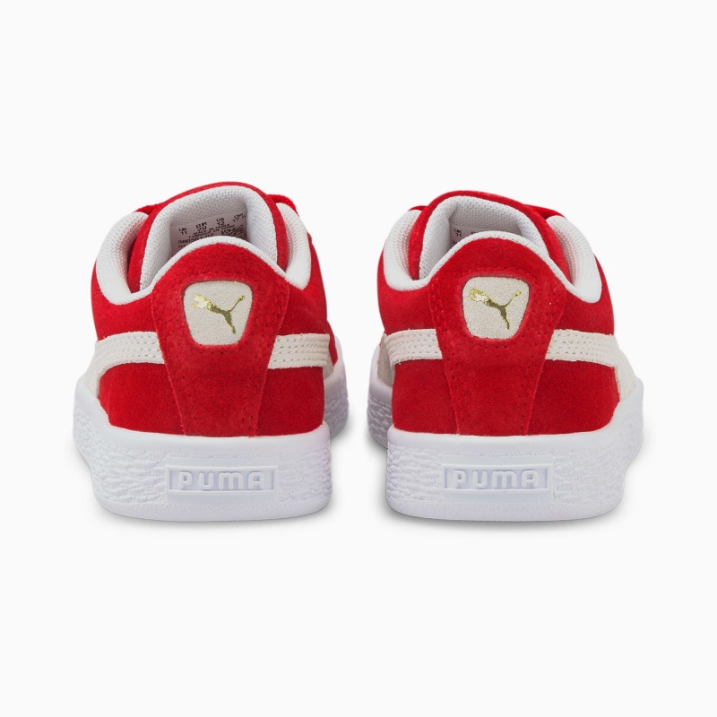 Tenis Puma Suede Classic XXI Little Rojos Blancos | 24701CBTK