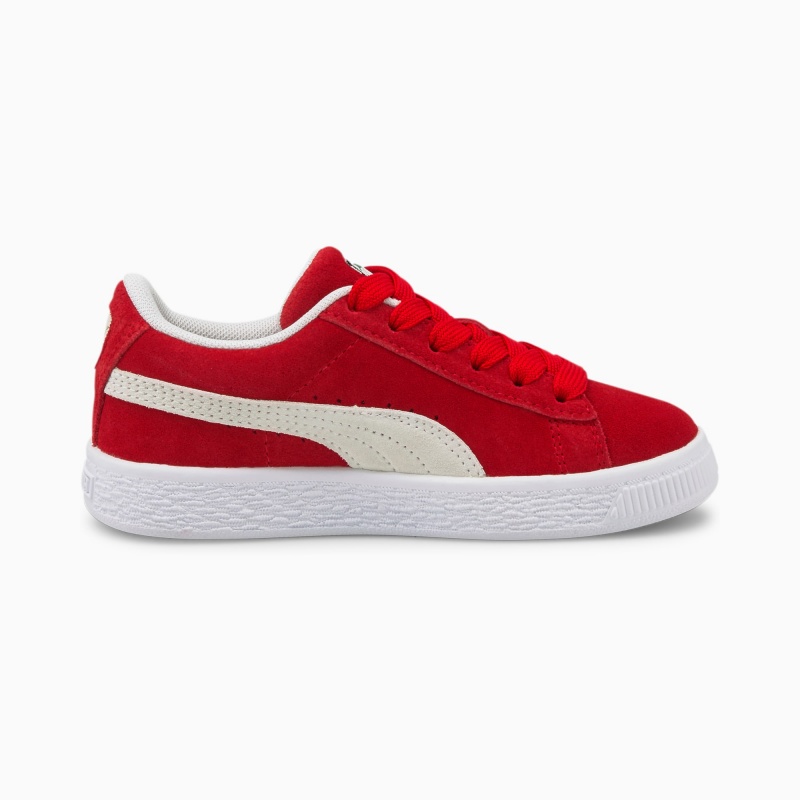 Tenis Puma Suede Classic XXI Little Rojos Blancos | 24701CBTK