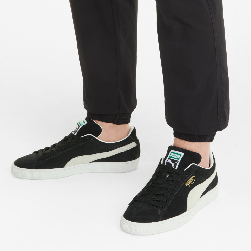 Tenis Puma Suede Classic XXI Negros Blancos | 86270YKMG